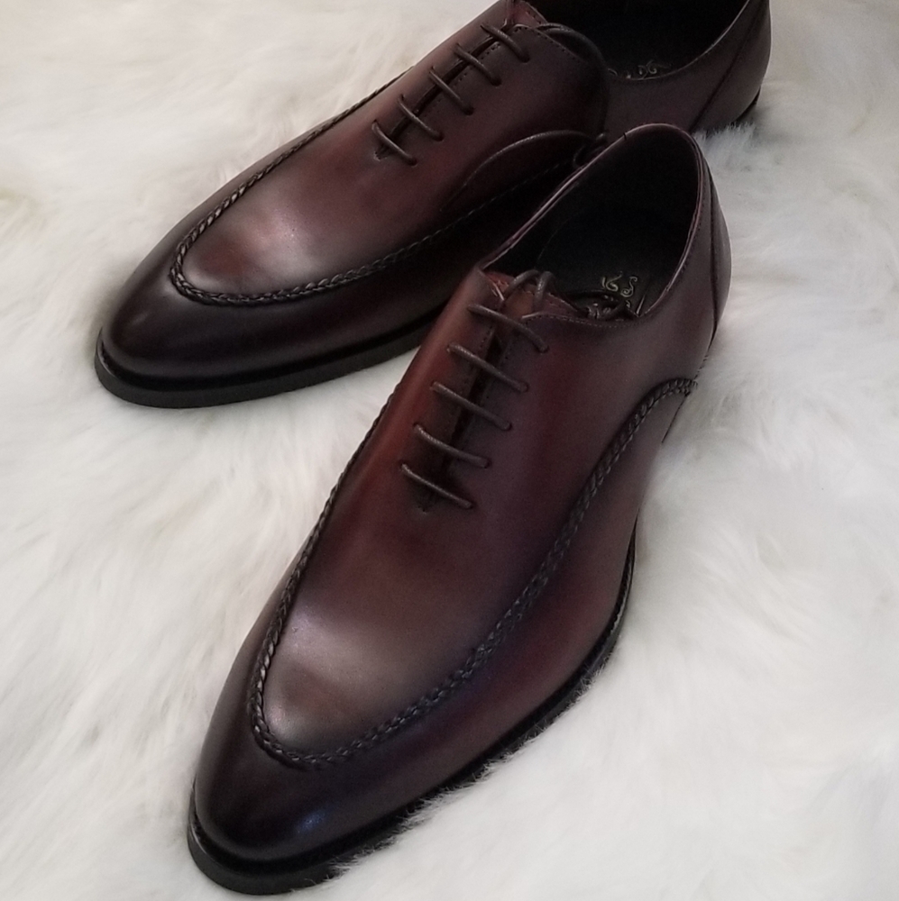 Men size 8 brown oxford shoes